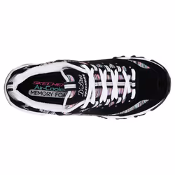 Skechers Sport Women's Dlites Interlude Sneaker black/multi 9.5 M US