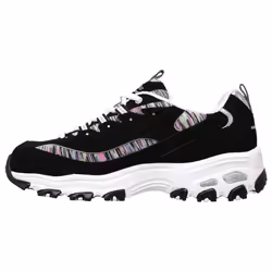 Skechers Sport Women's Dlites Interlude Sneaker black/multi 10 M US