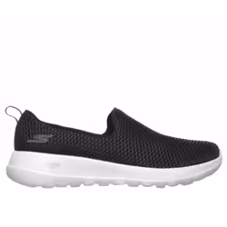 Skechers Go Walk Joy, Boat shoes, Female, Adult, Black, White, Monotone, Lace-up closure