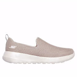 Skechers Go Walk Joy, Boat shoes, Female, Adult, Beige, White, Monotone, Lace-up closure