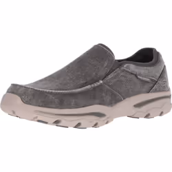 Skechers Men's Relaxed Fit-Creston-Moseco Moccasin  Charcoal  11 M US