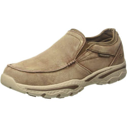 Skechers Men's Relaxed Fit-Creston-Moseco Moccasin  Light Brown  14 M US