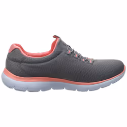 Skechers womens Summits Sneaker  Grey/Pink  8.5 US