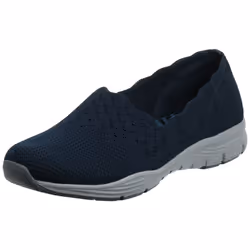 Skechers Women's Seager-Stat-Scalloped Collar Engineered Skech-Knit S
