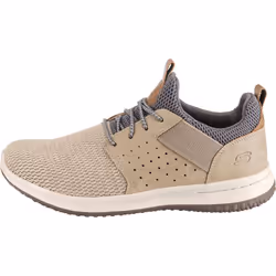 Skechers Men's Classic Fit-Delson-Camden Sneaker taupe 8.5 Wide US