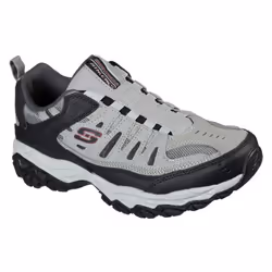 Skechers mens Afterburn M. Fit Wonted Loafer  Gray/Black  9.5 X-Wide US