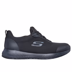 Skechers Women's Squad Sr Food Service Shoe  Black  6.5 Wide