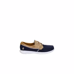 Skechers Women's Go Walk Lite-15430 Boat Shoe navy 9 M US