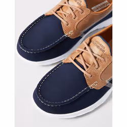 Skechers womens Gowalk Lite - Coral Boat Shoe  Navy  5.5 Wide US