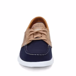 Skechers Performance Women's Go Walk Lite-15430 Wide Boat Shoe navy 8 W US