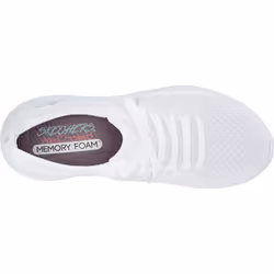 Skechers womens Ultra Flex Salutations Sneaker  White/Silver  7.5 US