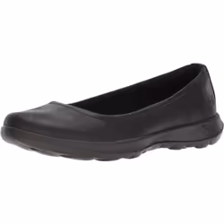 Skechers womens Go Walk Lite-15395 Ballet Flat Black 9.5 US