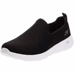 Skechers mens Go Max-athletic Air Mesh Slip on Walking Shoe Black/Whi