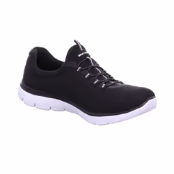 Skechers Women's Summits Sneaker  Black/White  11 Wide