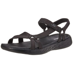 Skechers womens On-the-go 600 - Brilliancy Sport Sandal  Black  5 Wide US