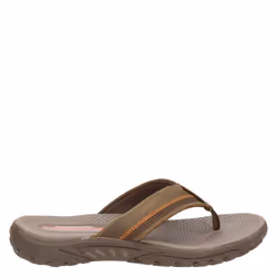 Skechers mens Relaxed Fit: Reggae - Cobano Flip Flop  Brown  7 US