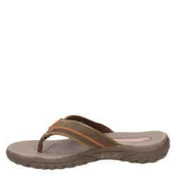 Skechers Men's Relaxed Fit-Reggae-Cobano Flip-Flop brown 9 M US