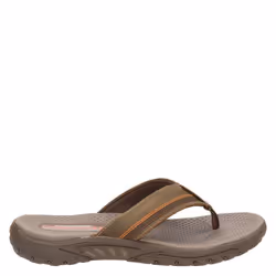 Skechers Men's Relaxed Fit-Reggae-Cobano Flip-Flop brown 9 M US