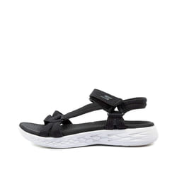 Skechers Women's On-The-GO 600 - Brilliancy Sandals  Black/White  10 US