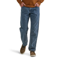 Wrangler Authentics Men's Big & Tall Classic 5-Pocket Relaxed Fit Cotton Jean  Stonewash  44W X 34L