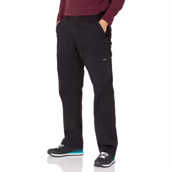 Wrangler Authentics Men's Big & Tall Relaxed Fit Stretch Cargo Pant, Black, 46W x 30L