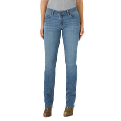 Wrangler Women's Misses Western Mid Rise Stretch Straight Leg Jean  Brianna  5 Extra Long
