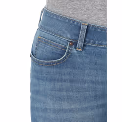 Wrangler Women's Misses Western Mid Rise Stretch Straight Leg Jean  Brianna  5 Extra Long