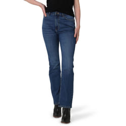 Wrangler Women's High Rise Bold Boot Jean  Crimson  12-34