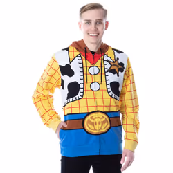 Disney Pixar Toy Story Men's I Am Woody The Cowboy Sheriff Costume Adu