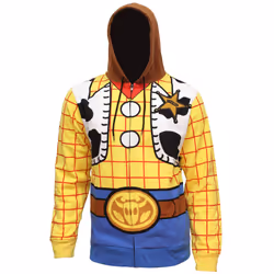 Disney Pixar Toy Story Men's I Am Woody The Cowboy Sheriff Costume Adu