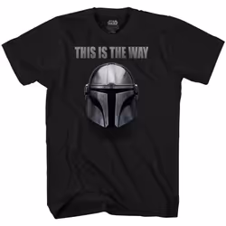 Star Wars The Mandalorian This is The Way T-Shirt(Black XXXL)