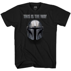Star Wars The Mandalorian This is The Way T-Shirt(Black XXXL)