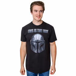 Star Wars The Mandalorian This is The Way T-Shirt(Black XXXL)