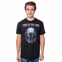 Star Wars The Mandalorian This is The Way T-Shirt(Black XXXL)