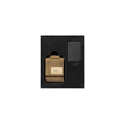 Coyote Tactical Pouch and Black Crackle Windproof Lighter Gift Set