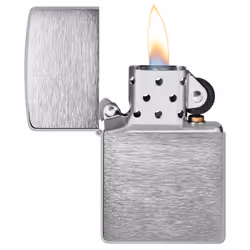 Lighter, Metal, BRUSHED CHROME, One Size