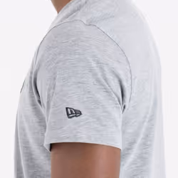 New Era Mens Milwaukee Bucks Team Logo Crew Neck T-Shirt Top Tee - Grey - 4XL, Grey