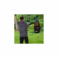 Nerf Inflatable Target, 4 Tall Practice Device  3 Score Zones, Water Filled Base  Great for Outdoor & Indoor Play