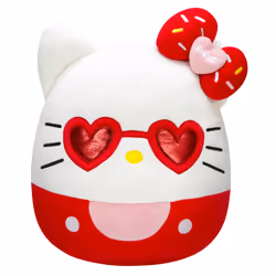 Squishmallows Hello Kitty with Red glasses 14-Inch Plush - Sanrio Ultrasoft Stuffed Animal Large Plush Toy Official Kellytoy  ...