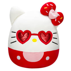 Squishmallows Hello Kitty with Red glasses 14-Inch Plush - Sanrio Ultrasoft Stuffed Animal Large Plush Toy Official Kellytoy Plush