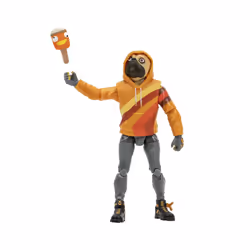 FORTNITE DOGGO (EMOTE Series) - 4-inch Articulated Figure with Lil' Tr
