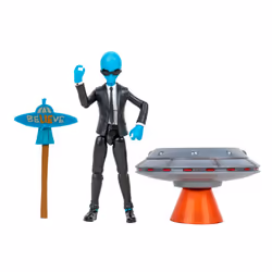 Fortnite Human Bill (EMOTE Series) - 4-inch Articulated Figure with Li
