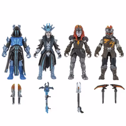 FORTNITE Micro Squad - Four 2.5-inch Articulated Figures with Harvesting Tools