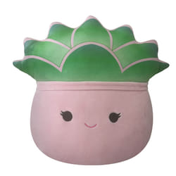 Squishmallows Original 14-Inch Afiyah Pink Pot Succulent - Large Ultra