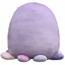 Squishmallows Original 14-Inch Beula Purple Octopus with Multicolored
