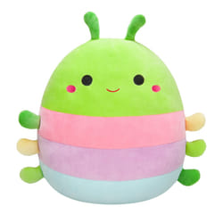 Squishmallows Original 14-Inch Rutabaga Caterpillar with Multicolored