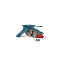 Micro Galaxy Squadron Republic Gunship (Muunilinst-10) - 8-Inch Starfighter Class Vehicle with Three Micro Figure Accessoriesories