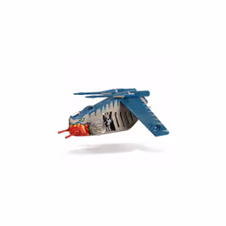 Micro Galaxy Squadron Republic Gunship (Muunilinst-10) - 8-Inch Starfighter Class Vehicle with Three Micro Figure Accessoriesories