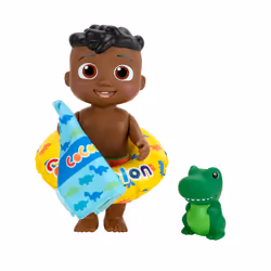 CoComelon - Splish Splash Cody Doll with Dino Bath Squirter and Water