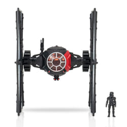STAR WARS Micro Galaxy Squadron First Order Special Forces TIE Fighter - 5-Inch Vehicle with Removable Wings  Rotating Turret  and 1-Inch Micro Figure